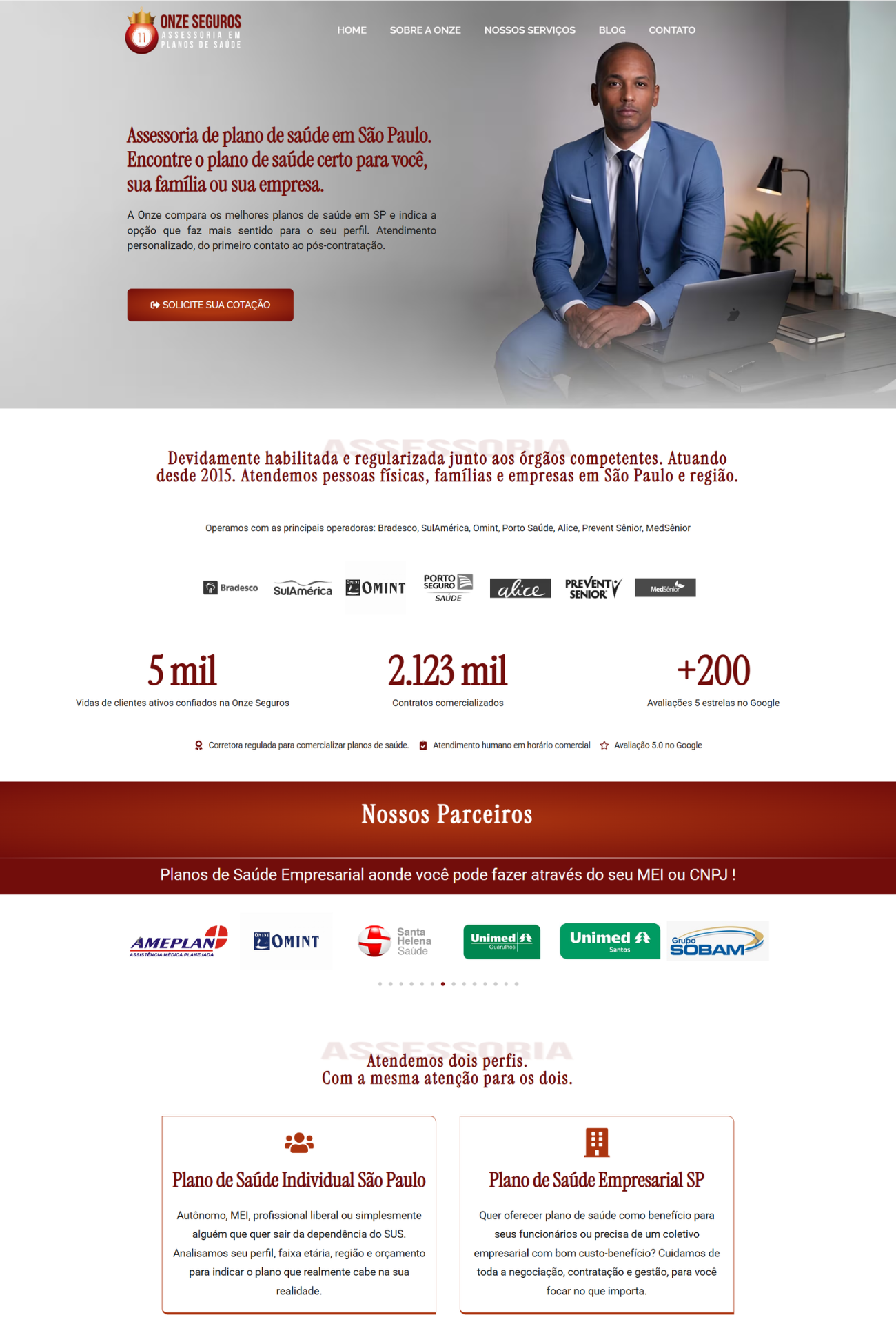 Site desenvolvido — projeto 3